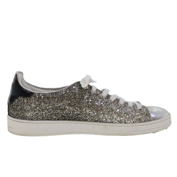 Pre Loved louis vuitton Women Silver Sneakers - Picture 6 of 8